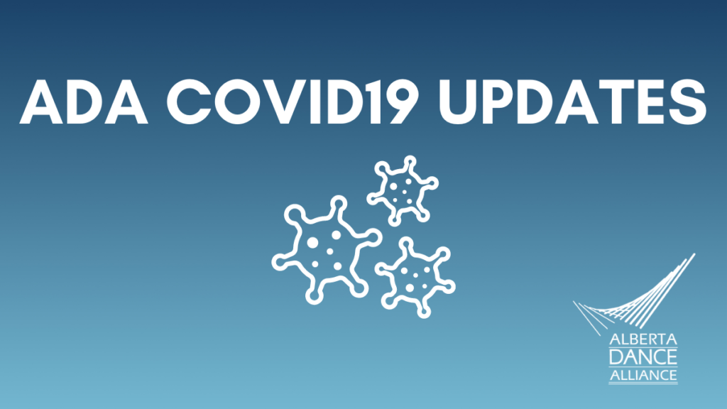 ADA logo and text: Covid 19 updates